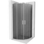 Mexen - cabine de douche rio demi - arrondie 70 x 70 cm, graphite, chrome - 863 - 070 - 070 - 01 - 40 ... Mexen - cabine de douche rio demi - arrondie 70 x 70 cm, graphite, chrome - 863 - 070 - 070 - 01 - 40 ...