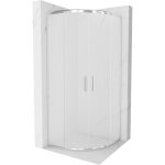 Mexen - cabine de douche rio demi - ronde 70 x 70 cm, givrée, chromée - 863 - 070 - 070 - 01 - 30 Mexen - cabine de douche rio demi - ronde 70 x 70 cm, givrée, chromée - 863 - 070 - 070 - 01 - 30