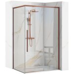 Rea - cabine de douche solar 90x120 brush copper