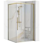 Rea - cabine de douche solar 90x90 brush gold