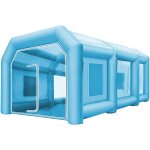 Cabine de peinture gonflable 10x5x3, 5 m, tente pulverisation gonflable pour voiture, avec 2 souffleurs ...