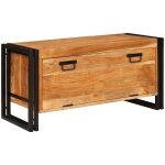 Cabinet  chaussures avec tagre marron bois d'acacia massif vidaxl