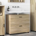 Cabinet de salle de bain chne 76, 5 x 35 x 64 cm