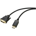 C�ble adaptateur trywise displayport / dvi fiche m�le displayport, fiche m�le dvi - d 24 + 1 p�les 1. ...