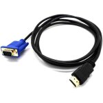 Cable et adaptateur pour vid�osurveillance cable de conversion hdmi vers vga 1080p cable hdmi vers vga ...