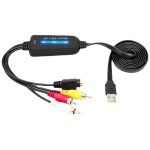 C�ble et adaptateur pour vid�osurveillance, usb2. 0 convertisseur de carte de capture vid�o, convertit ...