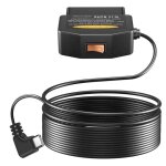 C�ble d'alimentation obd2 obd pour cam�ra de tableau bord, chargeur adaptateur vers usb type - c obdii, ...