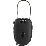 C�ble antivol � 4 chiffres - cadenas � combinaison 4 chiffres - 130 cm - c�ble m�tallique - antivol de ...