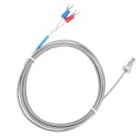 Cble de capteur de temprature thermocouple type k  filetage fin m6 0 - 400? (2 mtres) - jeffergarden ...