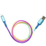 Cble charge rapide 2a synchronisation compatible iphone / ipad / ipod rainbow