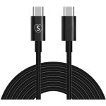 Cable de charge rapide usb c vers usb c 60w 3a pd 3m - noir
