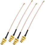 C�ble coaxial rf sma vers ts9, c�ble d'extension antenne wifi rg178 pour cartes r�seau et drones, 10 ...