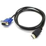 C�ble de conversion hdmi vers vga 1080p de 1 m pour les connexions hdmi vers vga