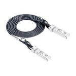 Cble dac sfp +  sfp + 10gb - 2m, twinax attache directe, haute performance - elfcam