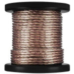 C�ble enceinte compact monster xp clear jacket black platinum cl