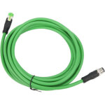 C�ble ethernet industriel m12 � rj45, fil de connexion �tanche ip67, longueur 5m / 16, 4 pieds