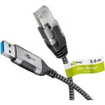 C�ble ethernet usb - a 3. 0 vers rj45, slim, 5 m, connecte un routeur, modem ou switch r�seau au port ...