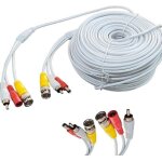 Cble d'extension pour camra rca bnc audio vido alimentation 10 20 30 50 mtres - - 30 mt - - ymyny ...