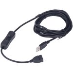 C�ble d'extension de commutateur usb, cordon de lampe de bureau, prend en charge l'alimentation et la ...