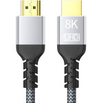 C�ble hdmi 8k 60hz 4k120 hzhaute vitesse 48gbps cordon dolby compatible avec fire tv / roku tv / ps5 ...