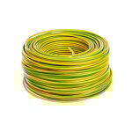 C�ble d'installation h07v - k 2, 5 vert - jaune 29146 / 100m /