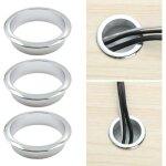 C�ble passe couvercle passe - c�ble de bureau en m�tal 60 mm ? anneau d�coratif pour bo�te d'enfilage ...