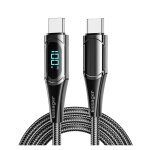 Zvd - cble pd 100w usb type - c pour recharge rapide - chargeur pour tlphone xiaomi poco3 samsung ...