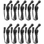 [jamais utilis�] cable rallonge, 10 pack, pour spots led encastrables, etanche ip67, 1m / 3. 3ft, 2pin, ...