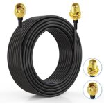 C�ble rallonge sma rg174 10m rallonge antenne wifi m�le vers femelle c�ble d'extension sma rf 50ohm pour ...