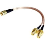 Cable r�partiteur sma male vers double sma femelle, fil s�parateur rg316 y � faible perte, adaptateur ...
