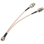 C�ble splitter f 15cm connecteur f m�le vers double femelle f 2 voies c�ble rg316 50ohm faible perte ...