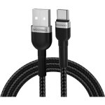 C�ble tress� usb - a - usb - c 2, 4a 1m noir