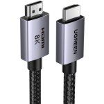 C�ble ultra haut d�bit certifi� hdmi 2. 1 8k, 1 m gris