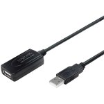 Cble usb usb 2. 0 usb - a mle, usb - a femelle 10. 00 m noir ua0143 c396561 - logilink