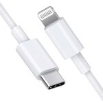 C�ble usb c vers lightning 1 m�tre c�ble de chargeur rapide de transmission de puissance certifi� apple ...