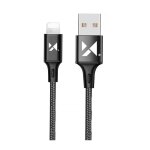 Cble usb iphone lightning 2, 4a 1m noir