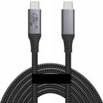 Câble usb4 thunderbolt 4 240w 40gbps 120hz câble tressé en nylon usb c 30 cm Câble usb4 thunderbolt 4 240w 40gbps 120hz câble tressé en nylon usb c 30 cm