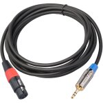 Cble xlr jack 3. 5mm, cble de microphone xlr femelle vers 3, 5mm mini jack pour camscopes, appareils ...