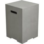Elementi - cache bouteille de gaz carré h62 lisse gris clair, 45x45x62 Elementi - cache bouteille de gaz carré h62 lisse gris clair, 45x45x62