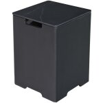 Elementi - cache bouteille de gaz en porcelaine de marbre avec base gfrc bulgarie noir, 40, 3x40, 3x63, ...