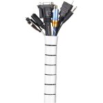 Cache cable, 10m gaine souple electrique cable management pour ranger ou cacher les tv pc câbles, gestion ... Cache cable, 10m gaine souple electrique cable management pour ranger ou cacher les tv pc câbles, gestion ...