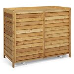Cache climatiseur en bois naturel protection unit extrieur 95 x 50 x 80 cm
