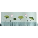 Cache - climatiseur suspendu, petit mod�le � motifs floraux et de feuilles de lotus. id�al pour la maison ...