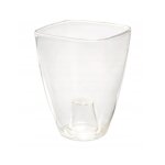 Cache - orchid�e en plastique transparent 12 cm