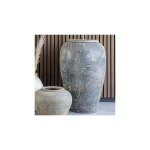 M&s - cache - pot 47x47x69 cm en terre cuite grise M&s - cache - pot 47x47x69 cm en terre cuite grise