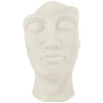 Cache - pot en argile  david  38cm blanc