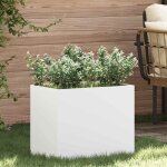 Cache - pot de blanc 50 x 32 x 40 cm acier lamin� � froid