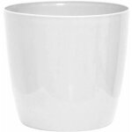 Garden - id cache - pot brillant blanc 35 cm diam�tre