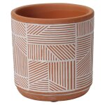 Cache - pot en céramique pour pot de fleurs en terre cuite 11 cm Cache - pot en céramique pour pot de fleurs en terre cuite 11 cm