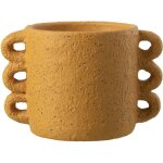 Cache - pot en céramique ocre jaune Cache - pot en céramique ocre jaune